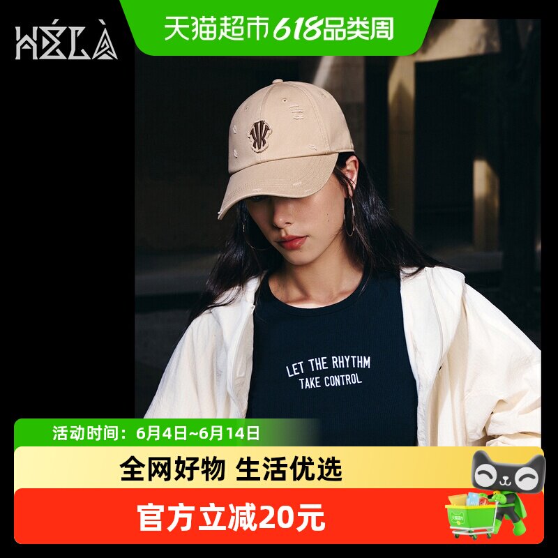 安踏欧文棒球帽男篮球平檐帽情侣鸭舌帽重工刺绣潮流遮阳运动帽女