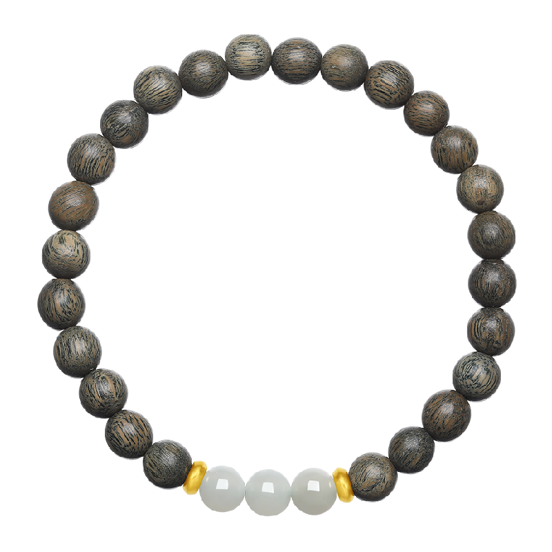 LUKKWAIFOOK/六桂福足金转运珠