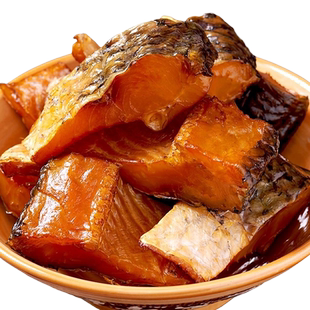 湖南正宗腊鱼土特产烟熏草鱼干农家自制干货咸鱼块美味营养零食