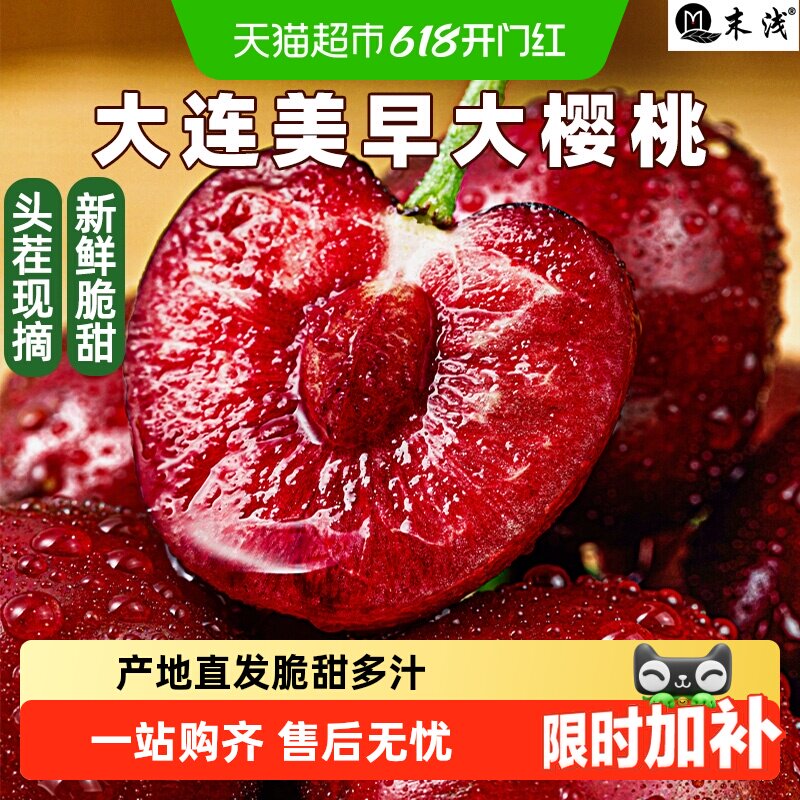 末浅大连美早新鲜现摘产地直发