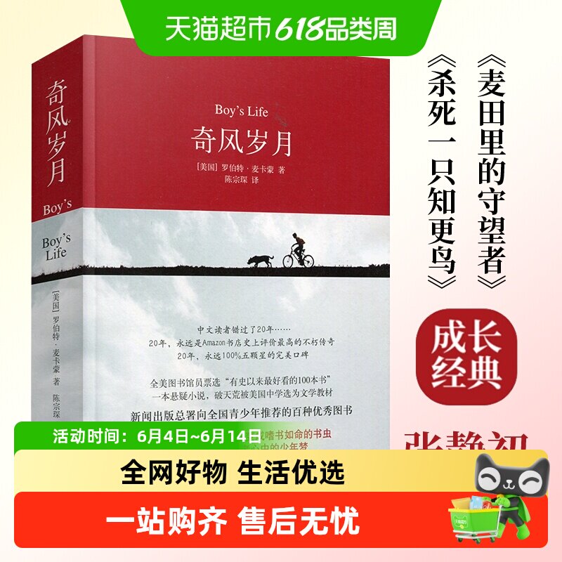 奇风岁月 麦卡蒙美国成长外国现当代文学小说译林出版社新华书店