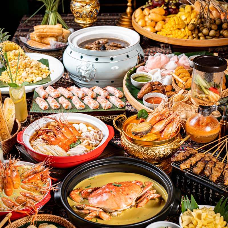 塘厦三正半山温泉酒店自助午餐/晚餐/海鲜烧烤牛排三文鱼