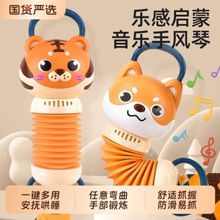 1歲3 手風(fēng)琴嬰兒童音樂玩具寶寶早教益智仿真樂器6個(gè)月哄娃神器0