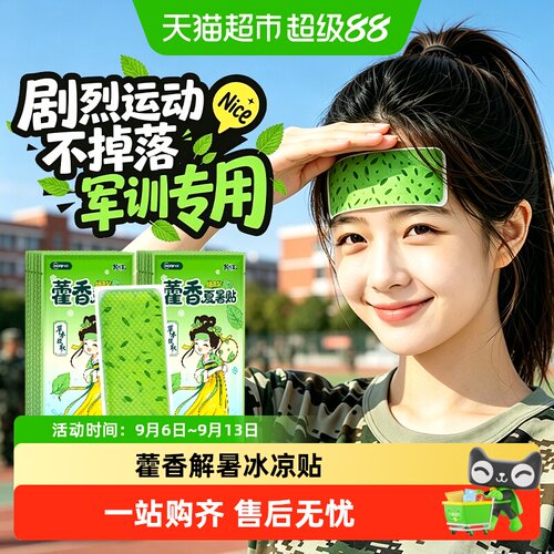 藿香冰凉贴夏季解暑神器冰凉一天