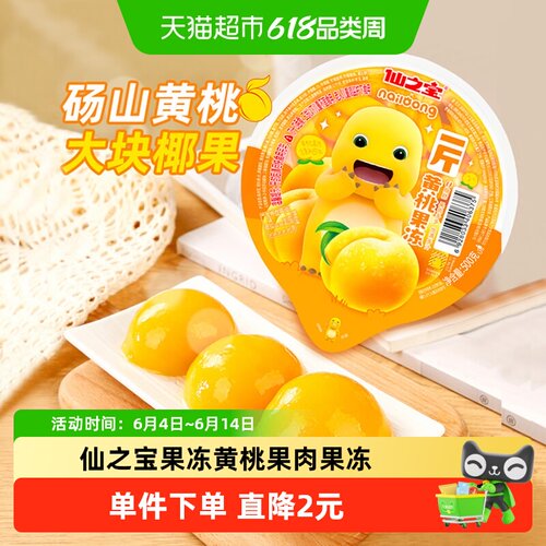 仙之宝奶龙IP果肉多多大果冻500g