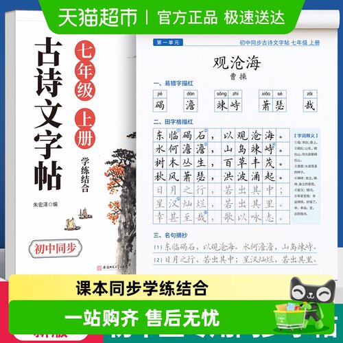 金枝叶初中练字本