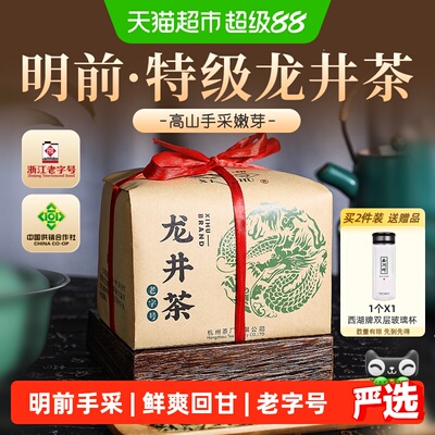 西湖明前特级龙井豆香送长辈