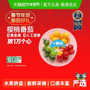 【一颗大】多彩缤纷樱桃番茄精品三拼酸甜爆汁口味丰富