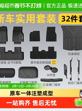 3W全TPE脚垫适用于焕新版特斯拉Model 3 model Y S X脚垫专用套装