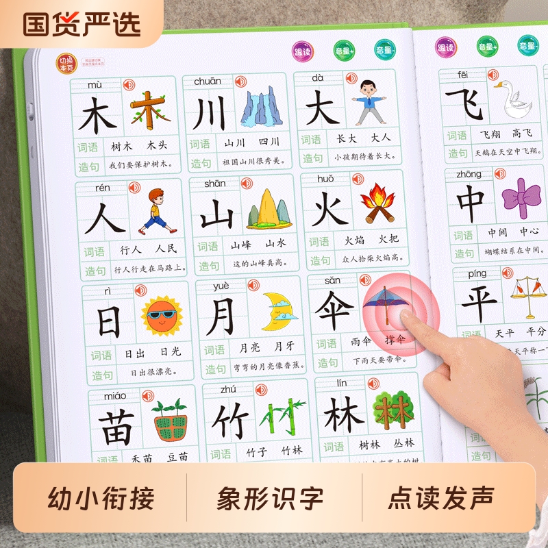 幼儿园识字大王点读机认知