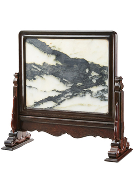 老挝大红酸枝中式风收藏书房摆件