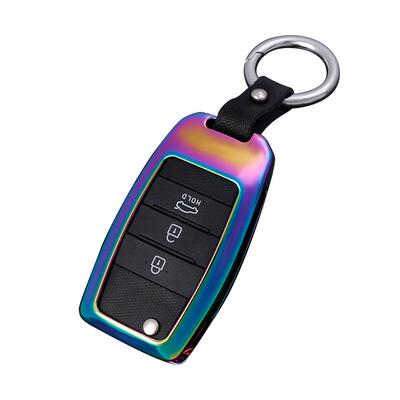 悦达起亚k2福瑞迪焕驰k3 kx3 k4折叠款k3s汽车钥匙套专用金属扣壳