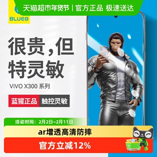 蓝猩先生vivox300Pro钢化膜ar增透vivox200promini手机防窥保护贴