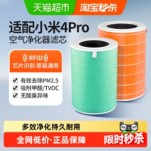 适配小米米家空气净化器4PRO滤芯除醛除霾除异味除PM2.5过滤网