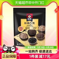 QUAKER/桂格五黑混合即食冲饮燕麦片518g*1袋营养代餐出游早餐