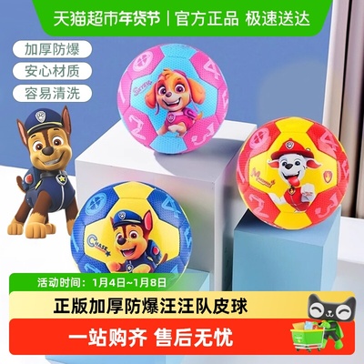 恩贝家族儿童足球汪汪队图案皮球