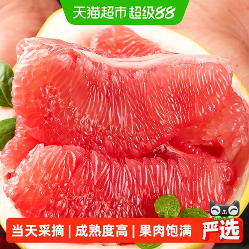 胡鲜森海南红心蜜柚皮薄肉厚