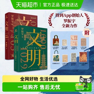 理解中国历史 文明2得到罗振宇新作刷边版 帆布袋纪念票海报