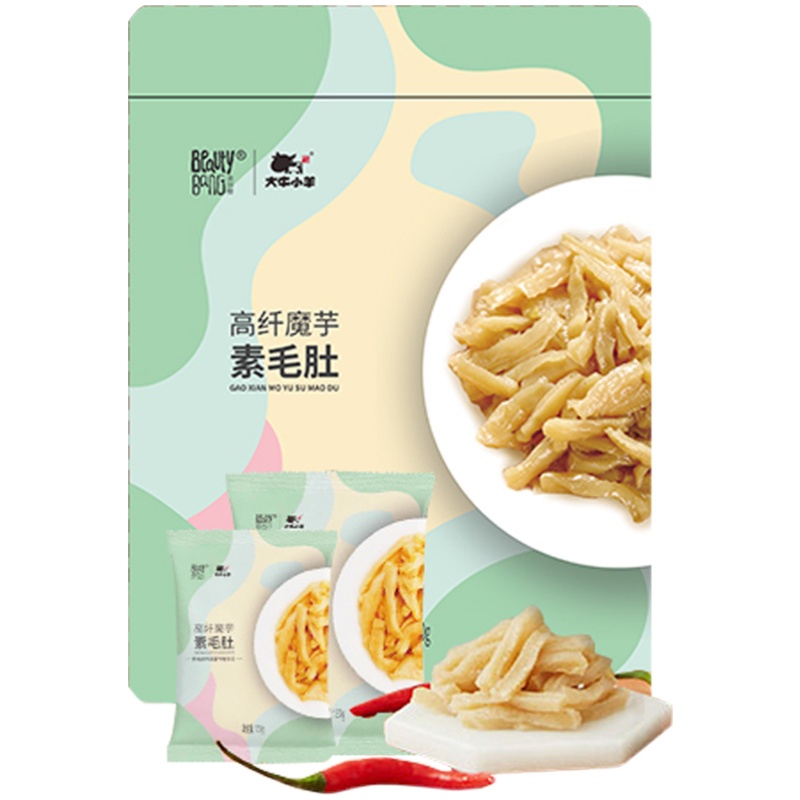 泡椒魔芋丝爽耐吃抗饿0减素毛肚