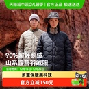 伯希和户外羽绒服女650蓬鹅绒轻量外套男轻薄冲锋衣内胆 山系