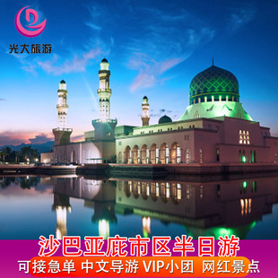 沙巴亚庇市区半日游小团沙巴大学丹绒亚路红树林大王花一日游