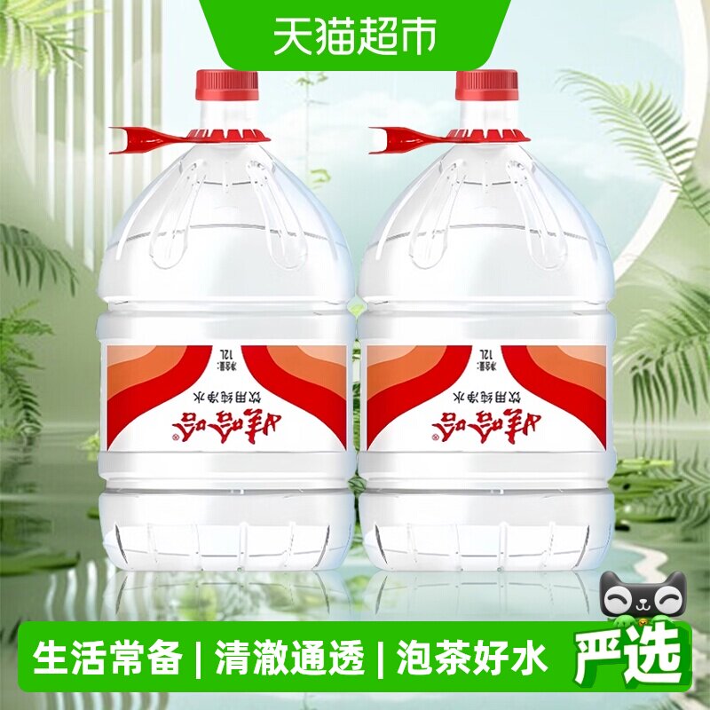 娃哈哈饮用纯净水12L大桶水图片