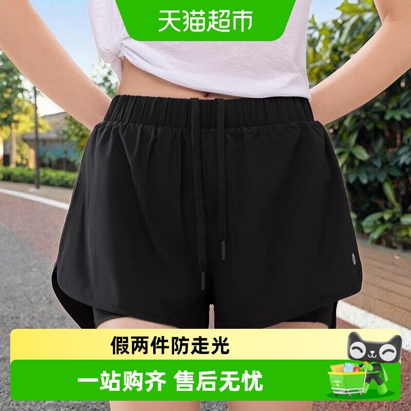 361°女运动短裤A字裤型松紧腰头图片
