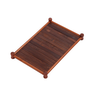 全竹制竹杯架干泡台茶盘茶棚杯托功夫茶具竹排茶垫竹奉茶盘茶杯架