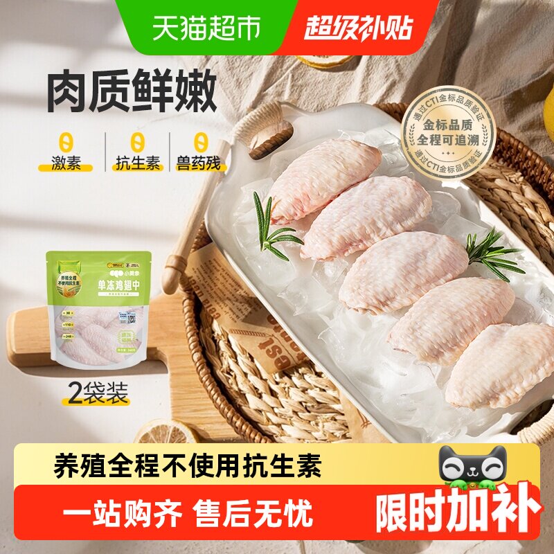 小黄象鸡翅中鲜嫩多汁图片