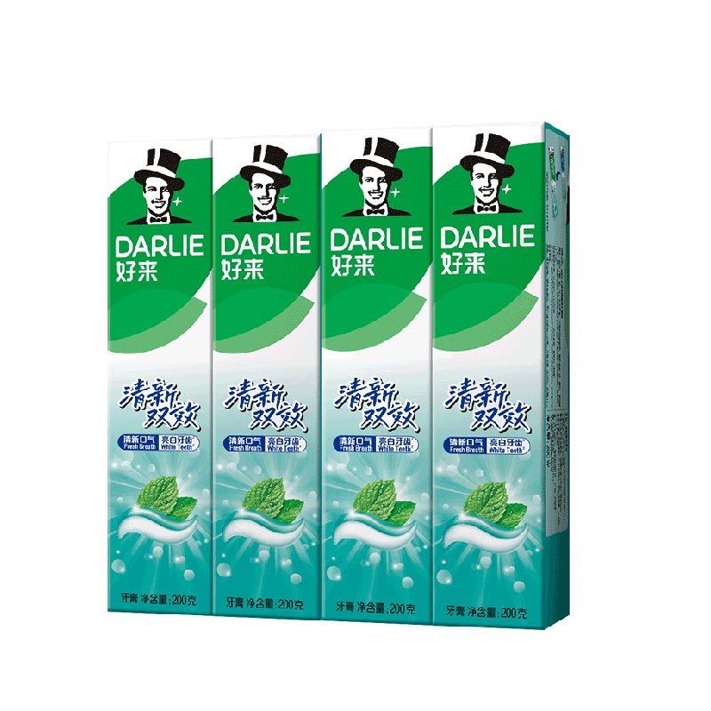 DARLIE好来口气清新牙膏200g*4