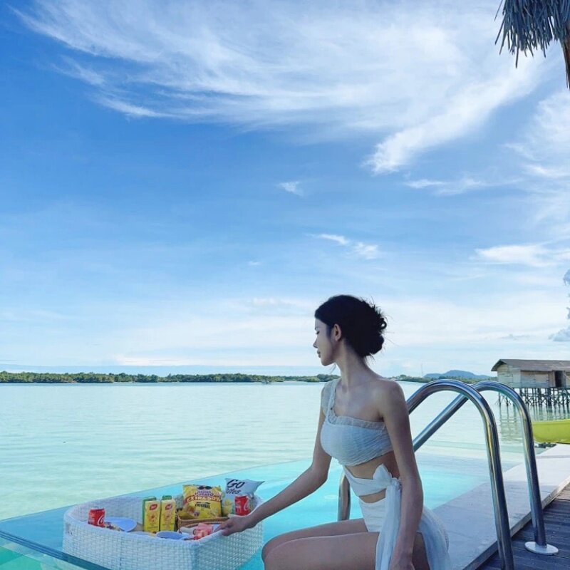 上海/深圳/广州直飞仙本那马来西亚旅游5天4晚半自助跟团游白沙湾