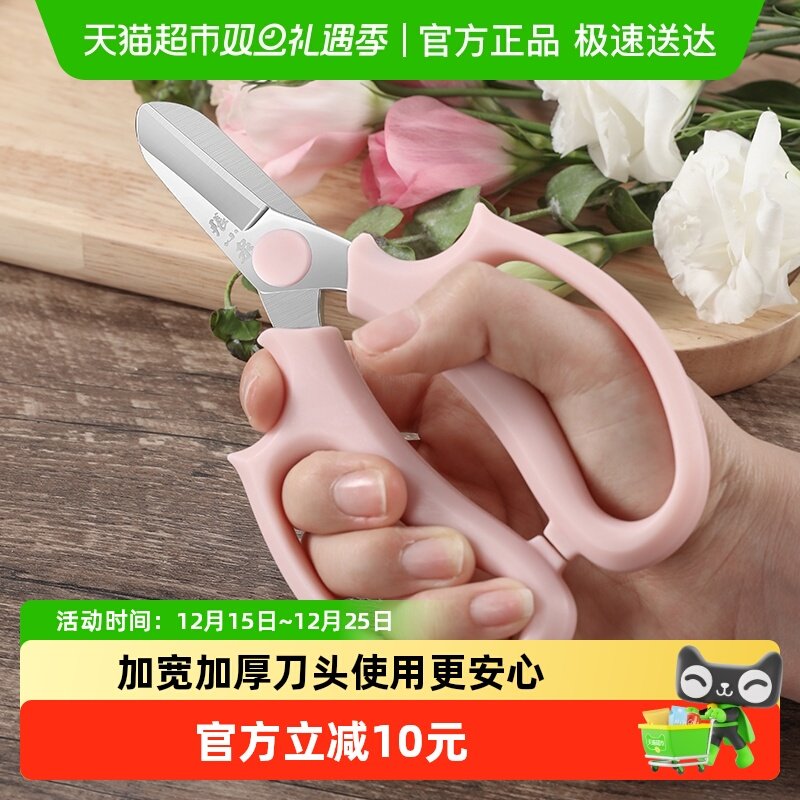 张小泉园艺花艺剪刀宽头家用花剪鲜花花道剪花枝树枝修花修枝工具