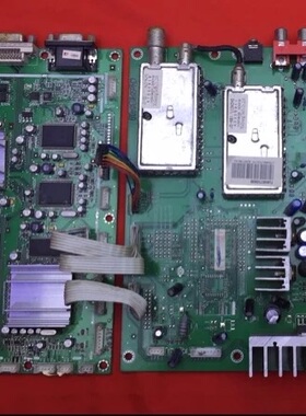 实拍一套 原装海信TLM4077主板RSAG7.820.582 屏LTA400WS-L02