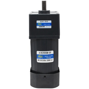 减速电机交流单相220V/三相380V6W-400W齿轮马达定速三相220V变频