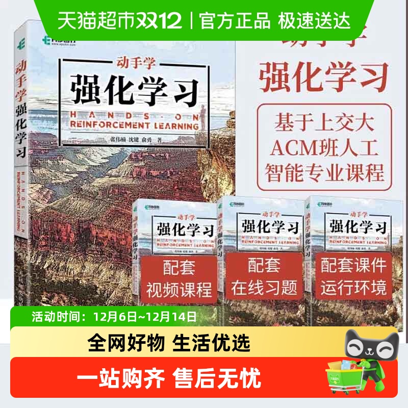 动手学强化学习 机器学习实战人工智能深度学习程序设计神经网络