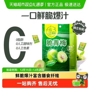 溜溜梅优选装 脆青梅青口梅脆梅休闲零食话梅办公小吃蜜饯独立包装