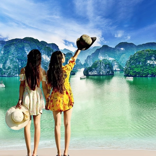 越南旅游4天3晚跟团游下龙湾天堂岛河内纯玩四日游赠莲花自助餐
