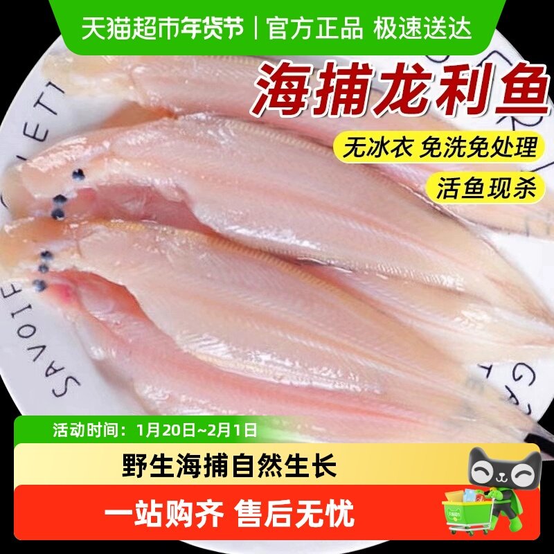 海仙部落青岛龙利鱼去皮去内脏新鲜冷冻舌头鱼特大牛舌鱼鳎目鱼,水产肉类/新鲜蔬果/熟食,比目鱼/多宝鱼/鸦片鱼/龙利鱼,淘宝优惠券,粉丝福利购,淘宝优惠卷