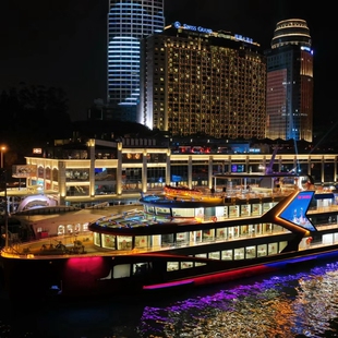 [鹭江夜游-屿见·海上会客厅海上之夜游船票]海上之夜游船票