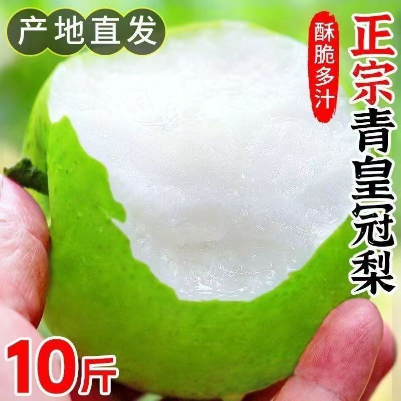 2025新梨砀山皇冠青梨爆甜脆梨子水果梨新鲜薄皮酥梨应季水果批发
