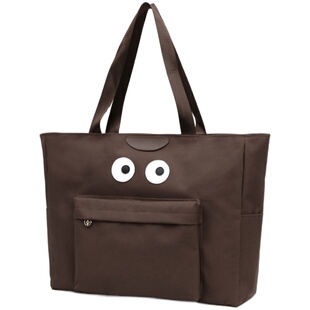 可爱学生旅行包轻便大容量女手提旅游包包帆布短途行李袋小手提袋