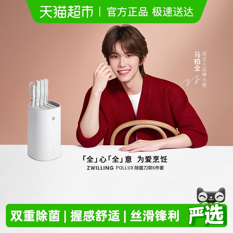 双立人除菌全套厨房刀具