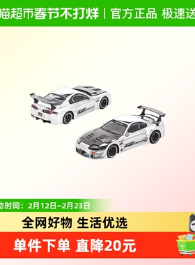 拓意收藏摆件1/64仿真合金超跑模型丰田速霸GT300 S13 GR86 R33