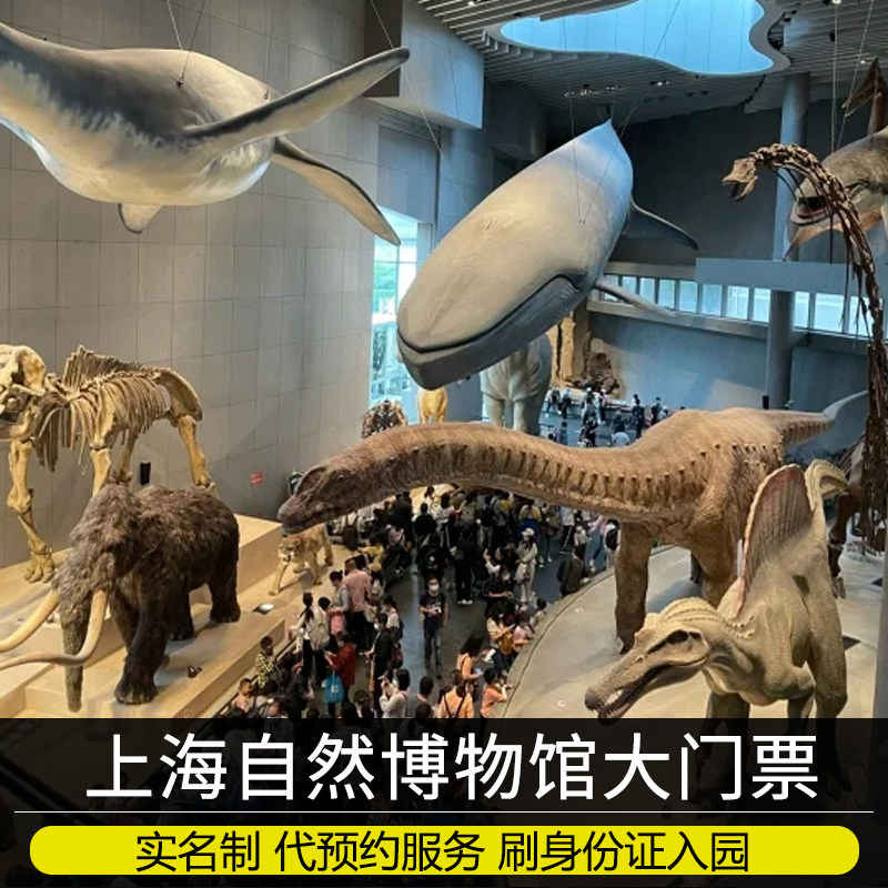 [上海自然博物馆-大门票]代预约门票-刷身份证入园