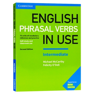 剑桥中级英语短语动词 英文原版 English Phrasal Verbs in Use Intermediate 配答案 英文版英语学习自学工具书 进口原版书籍