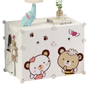 床头置物架卧室房间床边宿舍神器床头柜落地多层衣柜隔板收纳柜子