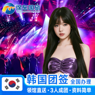 韩国·团体旅游签证·沈阳送签·韩签简化办理留学d2加急个人旅游五年多次5年河南湖南湖北武汉江西首尔北京