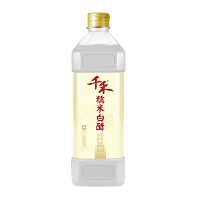 厨房调味千禾糯米白醋1L