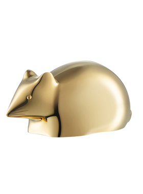 阿三铜艺小金鼠生肖生日礼物