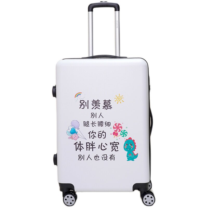 卡通动漫青年个性涂鸦24寸行李箱